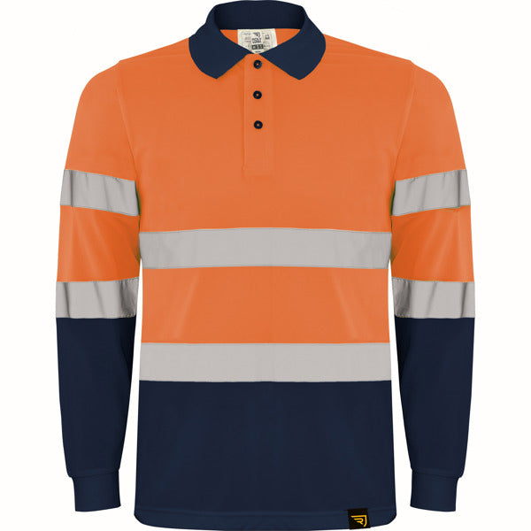Roly POLARIS L/S – Granatowy/Pomarańczowy Fluorescencyjny