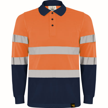 Roly POLARIS L/S – Granatowy/Pomarańczowy Fluorescencyjny